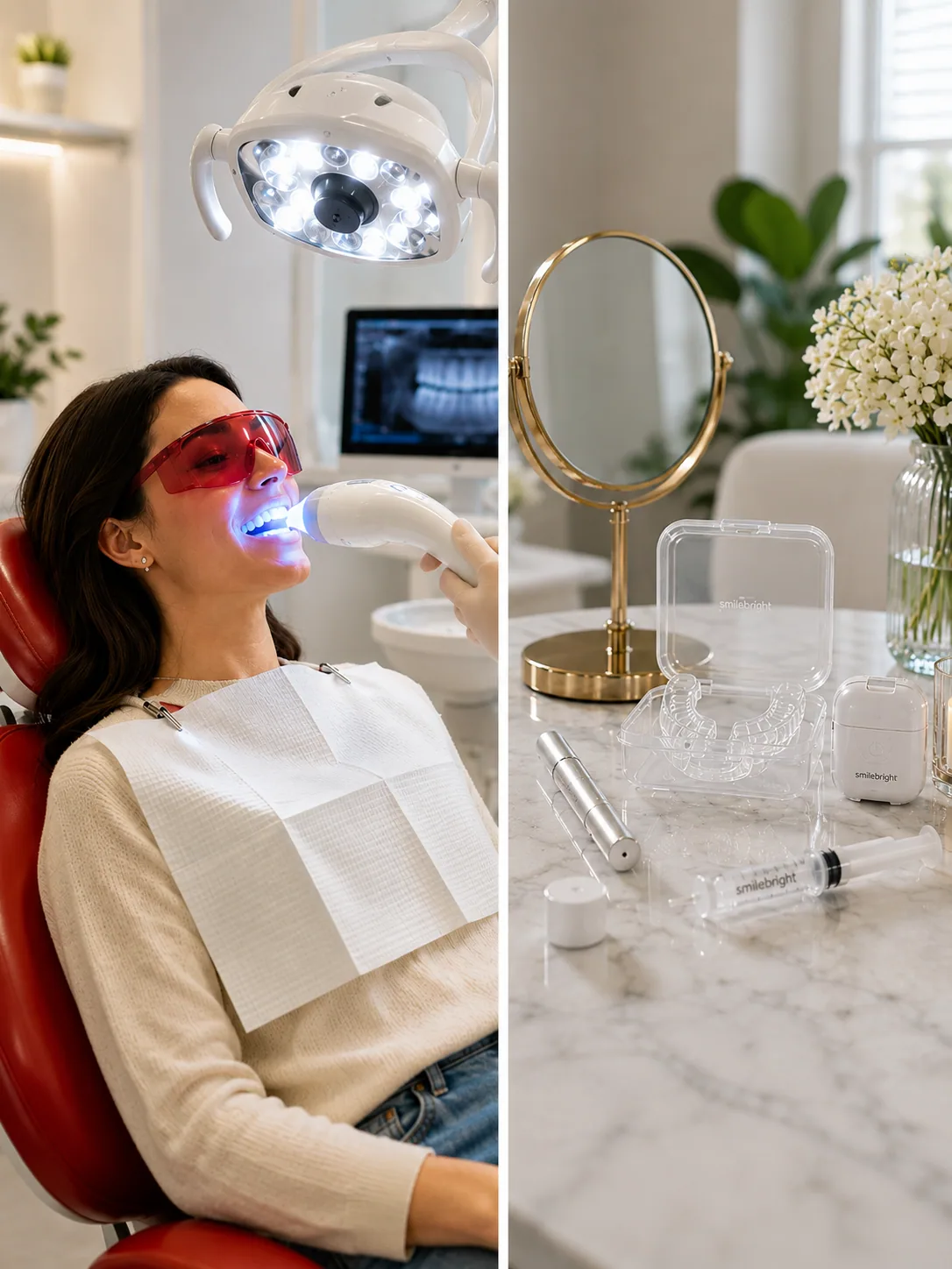 Professional teeth whitening vs at-home kits: the honest answer from a dentist. – WhiteLine Dental Clinic Al Rigga